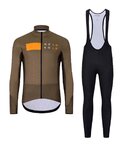 HOLOKOLO chaqueta y pantalón de invierno - ELEMENT - negro/marrón