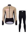 HOLOKOLO chaqueta y pantalón de invierno - ELEMENT LADY - negro/marrón/beige