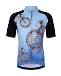 HOLOKOLO maillot corto y pantalón corto - RIDERS KIDS - negro/azul/multicolor