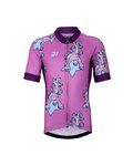 HOLOKOLO maillot corto y pantalón corto - UNICORNS - púrpura/negro
