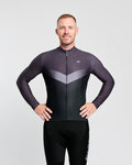 HOLOKOLO maillot de invierno de manga larga - ARROW WINTER - negro/gris