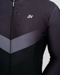 HOLOKOLO maillot de invierno de manga larga - ARROW WINTER - negro/gris