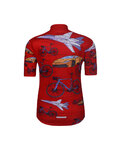 HOLOKOLO maillot corto y pantalón corto - SPEED - negro/rojo/multicolor