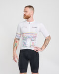 HOLOKOLO jersey de manga corta - MAAPPI II. ELITE - blanco/multicolor