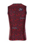 HOLOKOLO camiseta sin mangas - BREEZE - negro/rojo