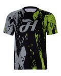 HOLOKOLO jersey de manga corta - TYRE MTB - negro/gris/verde