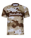 HOLOKOLO jersey de manga corta - DUNE MTB - marrón