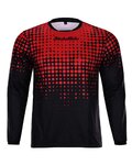 HOLOKOLO maillot de verano de manga larga - INFRARED MTB LONG - rojo/negro