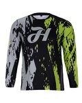 HOLOKOLO maillot de verano de manga larga - TYRE MTB LONG - verde/gris/negro