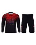 HOLOKOLO Maillot y pantalón MTB - INFRARED MTB LONG  - rojo/negro