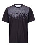 HOLOKOLO jersey de manga corta - FORCE MTB - negro/blanco