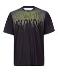 HOLOKOLO jersey de manga corta - FORCE MTB - negro/amarillo