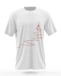 NU. BY HOLOKOLO Camiseta de manga corta - UP & NEVER STOP - blanco