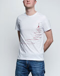 NU. BY HOLOKOLO Camiseta de manga corta - UP & NEVER STOP - blanco