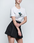 NU. BY HOLOKOLO Camiseta de manga corta - BEHIND BARS - blanco/verde