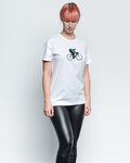 NU. BY HOLOKOLO Camiseta de manga corta - BEHIND BARS - blanco/verde