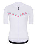 RIVANELLE maillot corto y pantalón corto - LEVEL UP  - blanco/negro