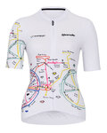 RIVANELLE maillot corto y pantalón corto - MAAPPI ELITE - blanco/amarillo