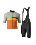 CASTELLI maillot corto y pantalón corto - A BLOCCO - negro/multicolor