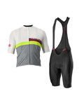 CASTELLI maillot corto y pantalón corto - A BLOCCO - multicolor/negro