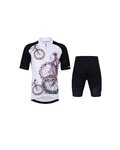 HOLOKOLO maillot corto y pantalón corto - RIDERS KIDS - multicolor/blanco/negro