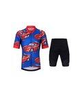 HOLOKOLO maillot corto y pantalón corto - CARS - rojo/negro/azul