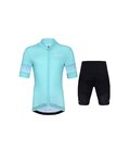 HOLOKOLO maillot corto y pantalón corto - FLOW JUNIOR - negro/verde