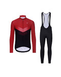 HOLOKOLO maillot largo y pantalón - ARROW WINTER - rojo/negro