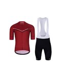 HOLOKOLO maillot corto y pantalón corto - LEVEL UP  - rojo/negro