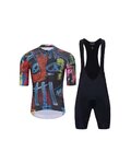 HOLOKOLO maillot corto y pantalón corto - SELVAGIO  - negro/multicolor