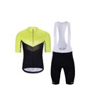 HOLOKOLO maillot corto y pantalón corto - ARROW II - negro/verde