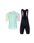 HOLOKOLO maillot corto y pantalón corto - PERFORMANCE - rosa/verde