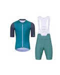 HOLOKOLO maillot corto y pantalón corto - PERFORMANCE - púrpura/verde