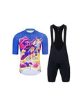 HOLOKOLO maillot corto y pantalón corto - VOYAGE - multicolor/azul