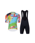 HOLOKOLO maillot corto y pantalón corto - DEER - multicolor/verde