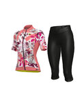 ALÉ maillot corto y pantalón corto - PR-S GARDEN LADY - rosa/negro