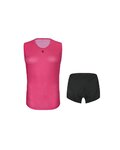 RIVANELLE camiseta funcional y bóxers - FUNKCIONAL BASELAYER - negro/rosa