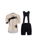 RIVANELLE maillot corto y pantalón corto - HANDS LADY  - negro/beige
