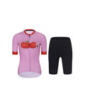 RIVANELLE maillot corto y pantalón corto - FRUIT LADY - rojo/negro/rosa