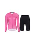 HOLOKOLO maillot largo y pantalón - VICTORIOUS ELITE - rosa/negro