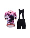 RIVANELLE maillot corto y pantalón corto - SUNSET ELITE LADY LI - negro/multicolor/rosa
