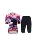 RIVANELLE maillot corto y pantalón corto - SUNSET ELITE LADY - rosa/multicolor/negro