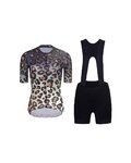 RIVANELLE maillot corto y pantalón corto - WILDCAT  - marrón/negro