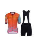 RIVANELLE maillot corto y pantalón corto - LESS TALK  - negro/rojo/multicolor