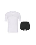 RIVANELLE camiseta funcional y boxers - BASELAYER - blanco/negro