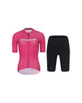 RIVANELLE maillot corto y pantalón corto - DRAW UP - negro/rosa