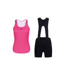 HOLOKOLO maillot corto y pantalón corto - SPARK ELITE - rosa/negro