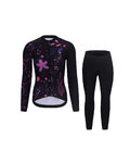 RIVANELLE chaqueta y pantalón de invierno - OASIS WINTER - negro/rosa