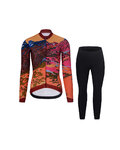 chaqueta y pantalón de invierno - FREE WINTER - multicolor/negro/naranja
