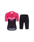 RIVANELLE maillot corto y pantalón corto - ARROW II - negro/rosa